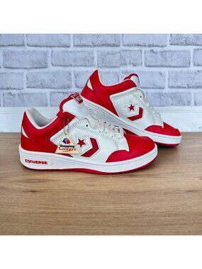 Converse Weapon Low Red White 9 Mens Shoes Bird Magic Erving DS Sneakers A10598C